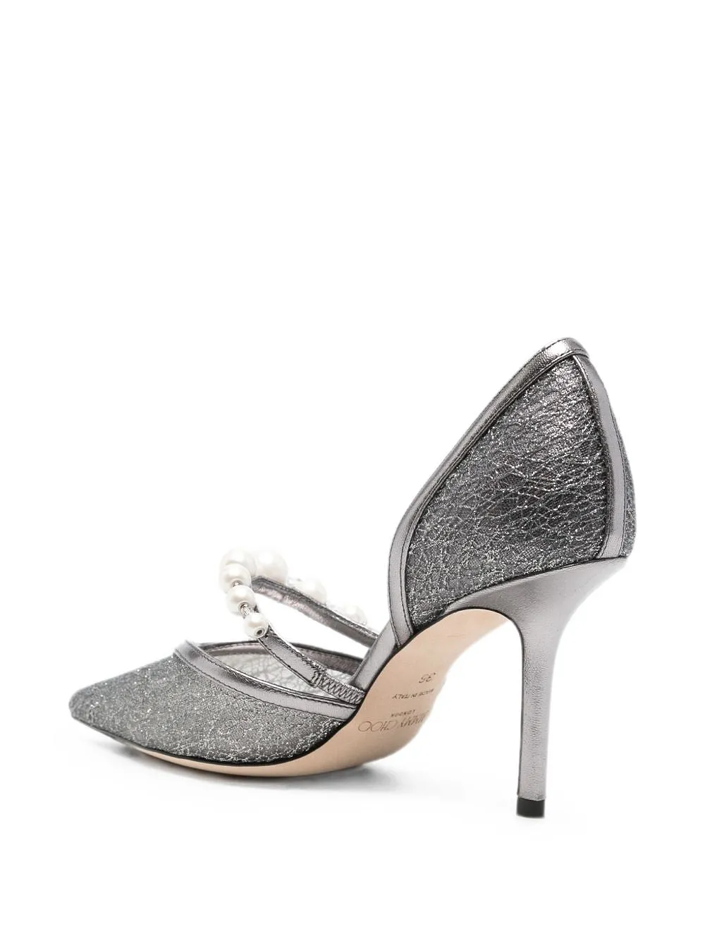Jimmy Choo Aurelie Glittered Pumps