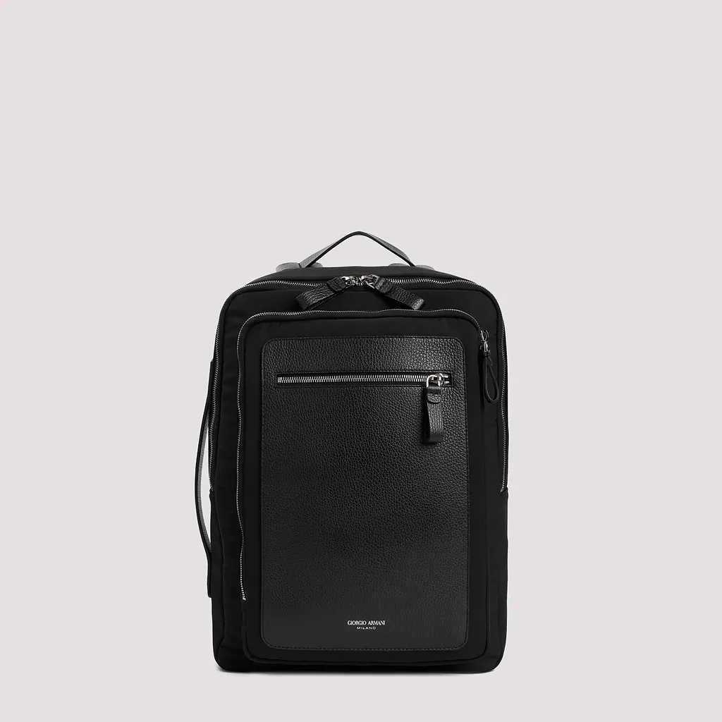 Giorgio Armani Polyester Backpack
