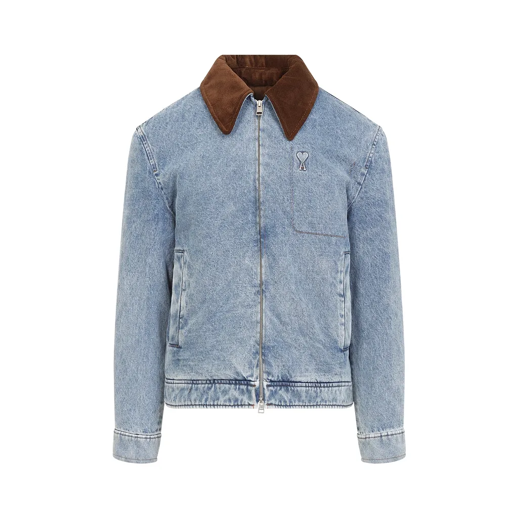 Ami Paris Adc Zipped Jacket