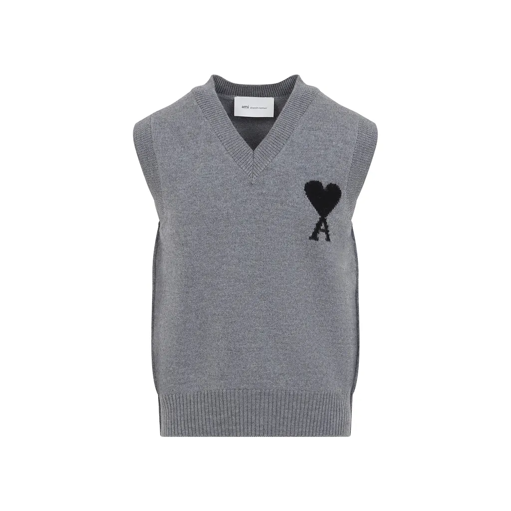 Ami Paris Adc Sleevless Sweater