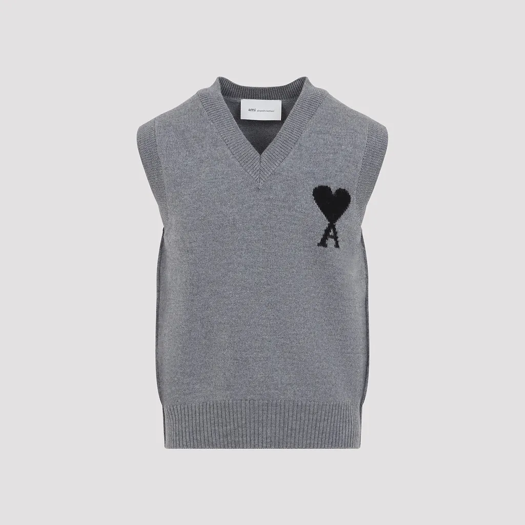 Ami Paris Adc Sleevless Sweater