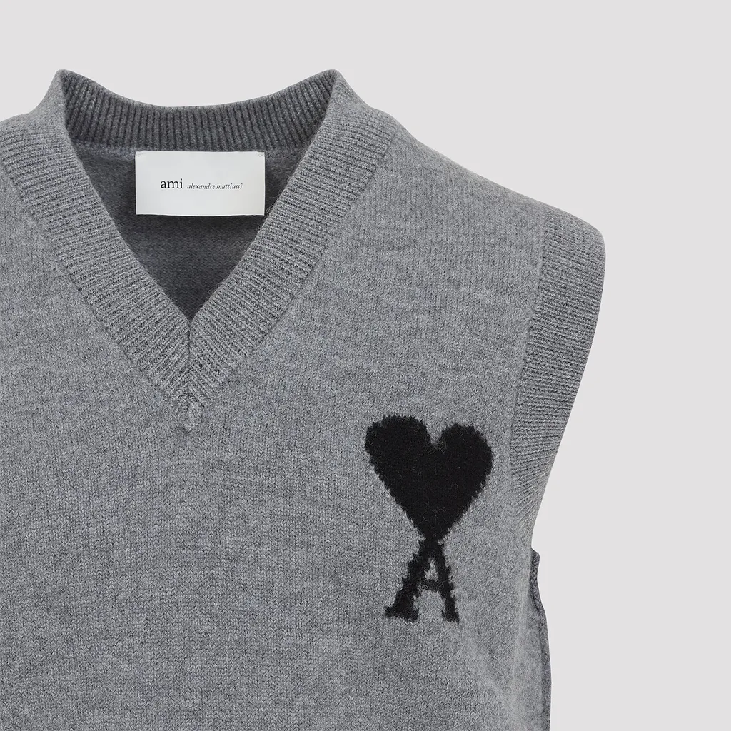 Ami Paris Adc Sleevless Sweater