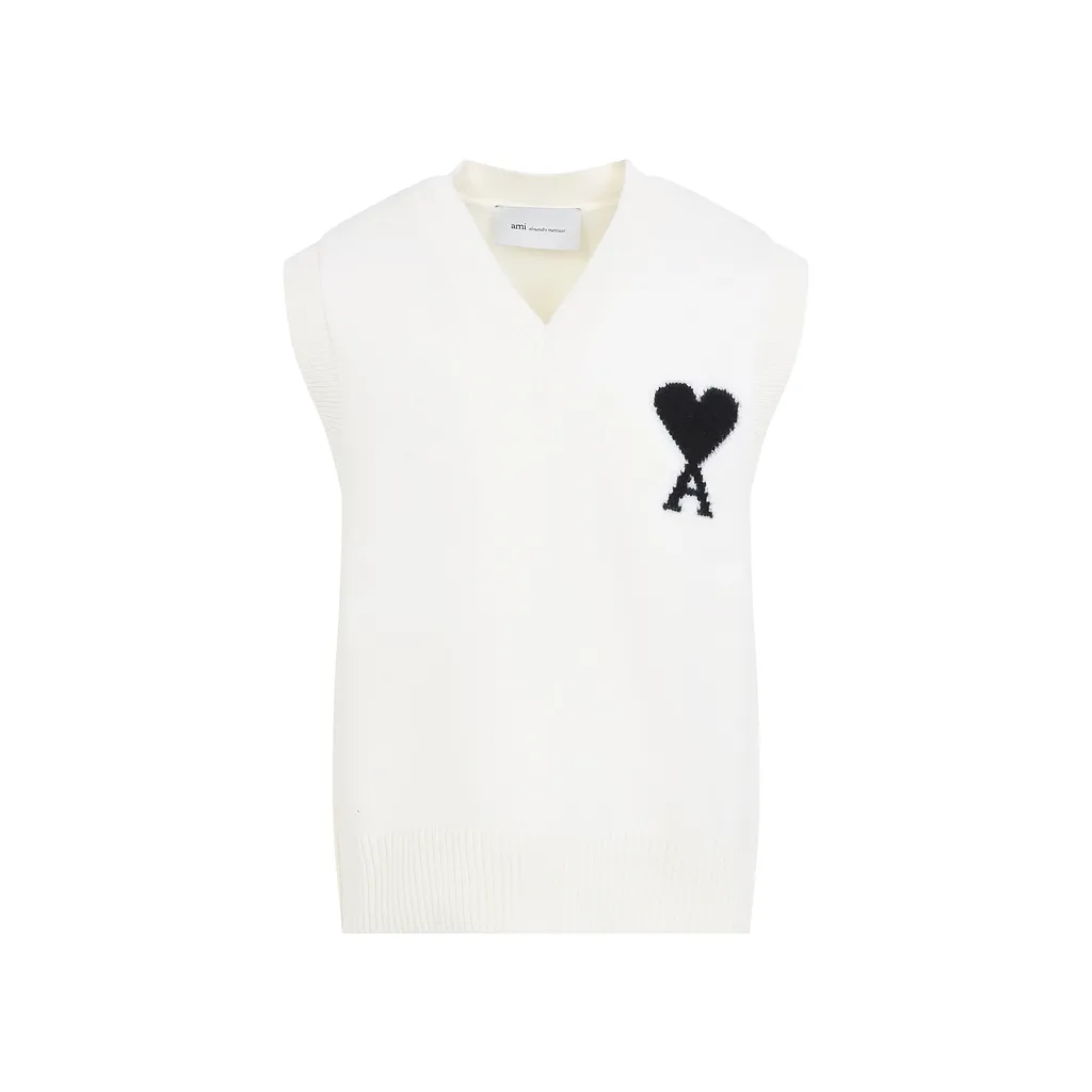 Ami Paris Adc Sleevless Sweater