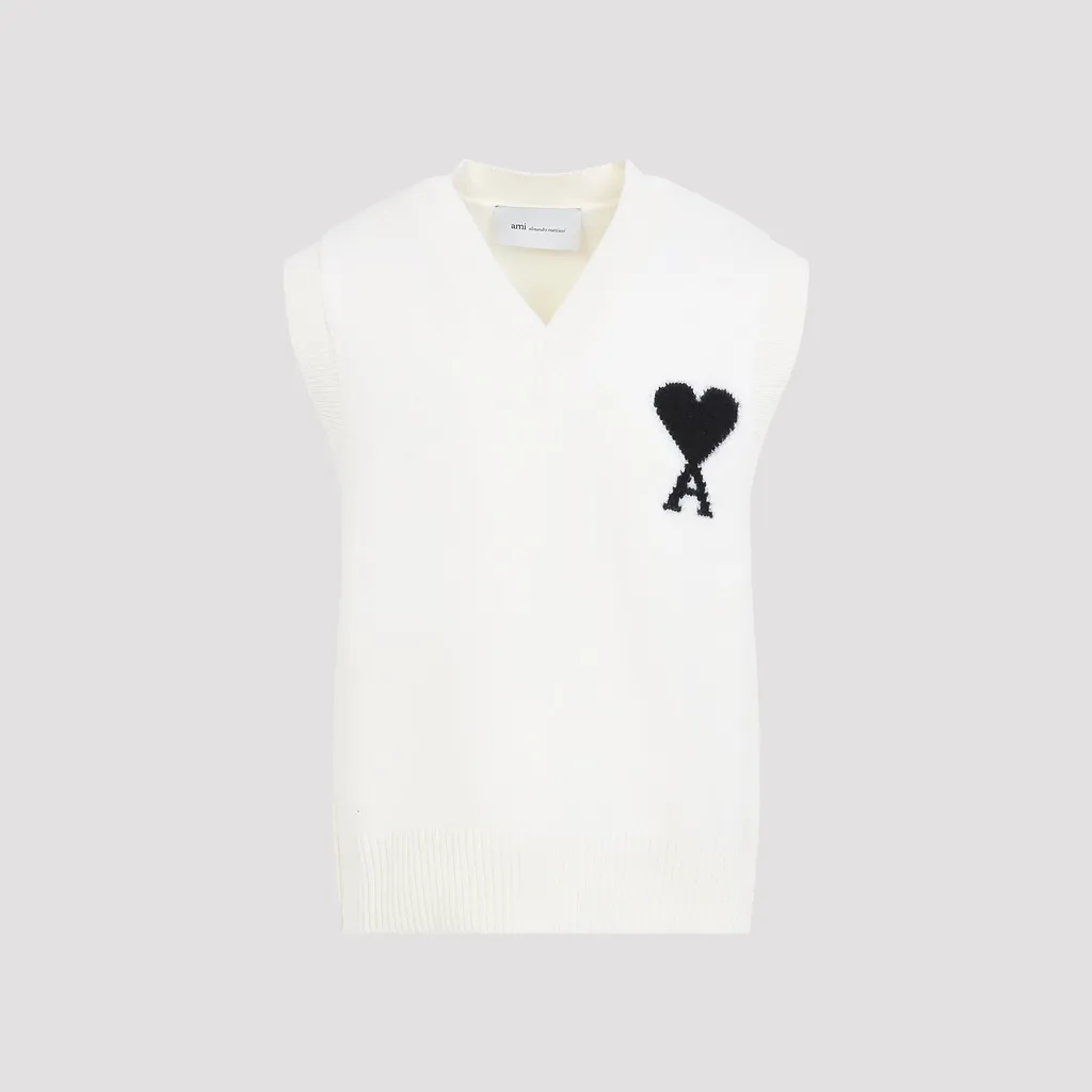 Ami Paris Adc Sleevless Sweater