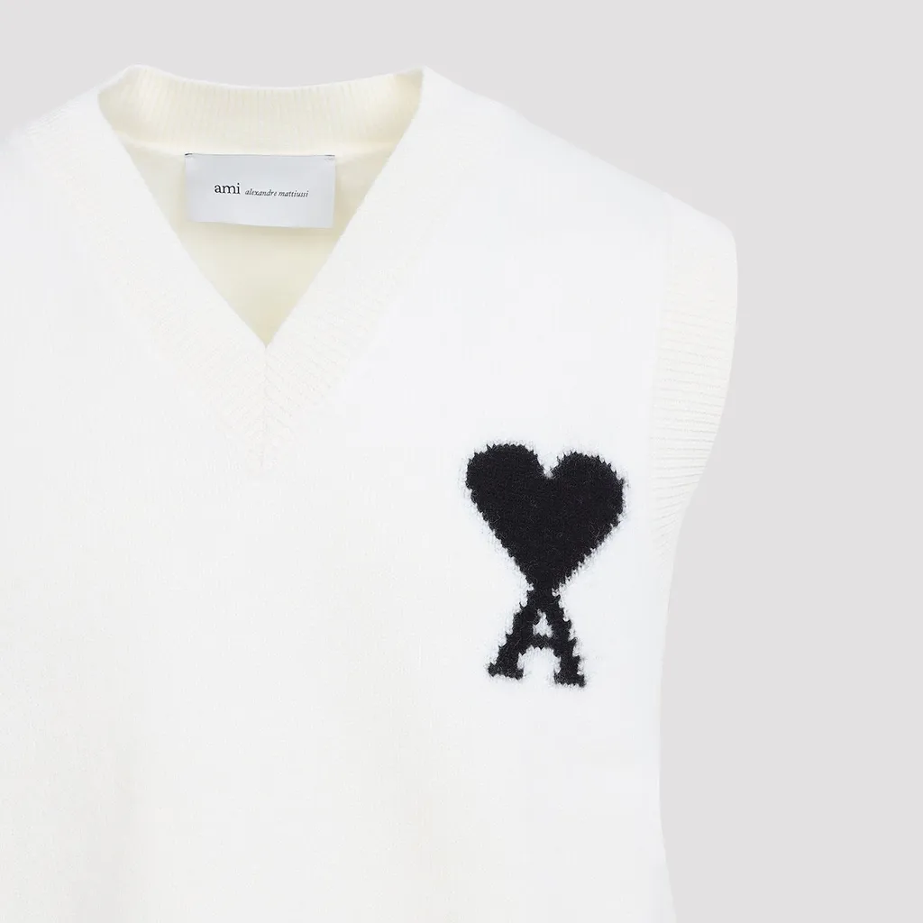 Ami Paris Adc Sleevless Sweater