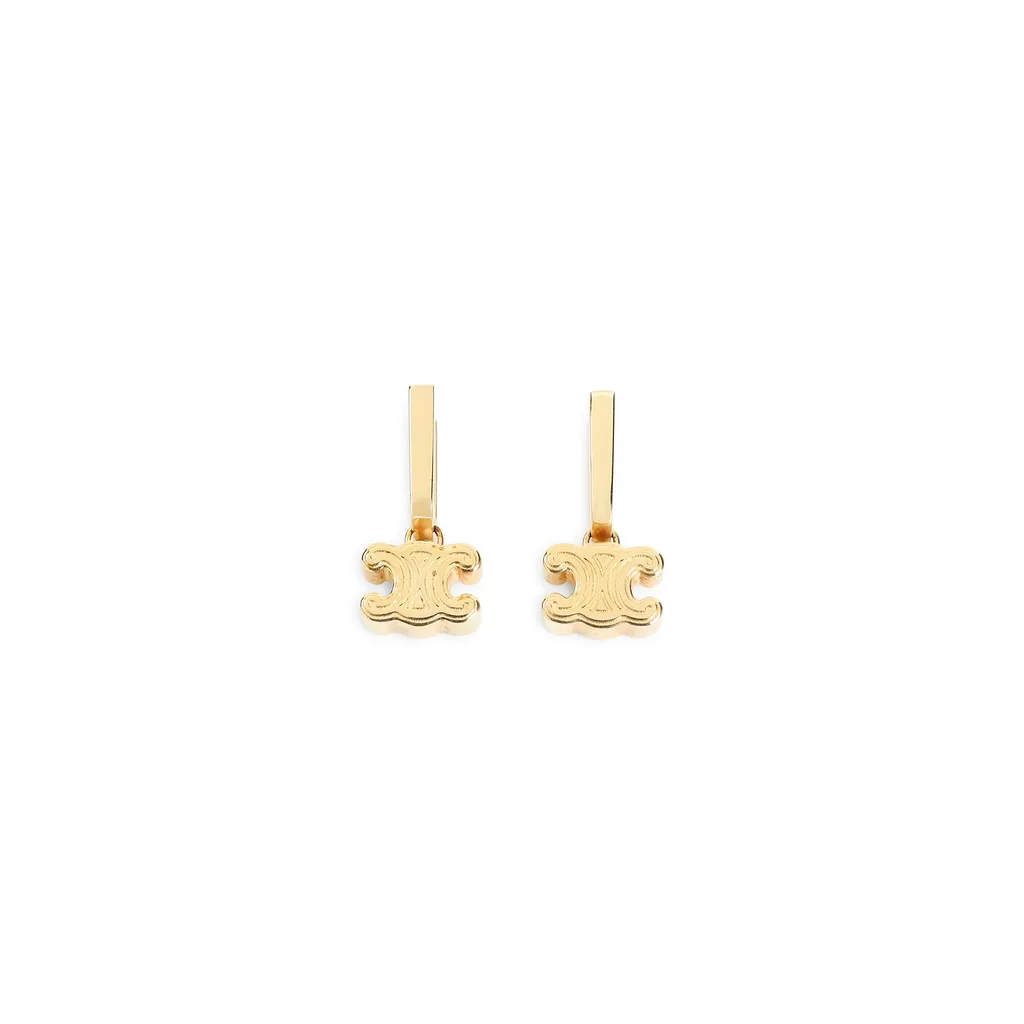 Celine Chunky Triomphe Earrings