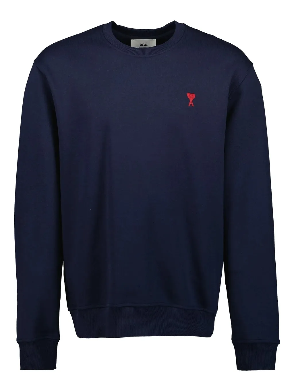 Ami Paris Sweatshirt With Red Ami De Coeur