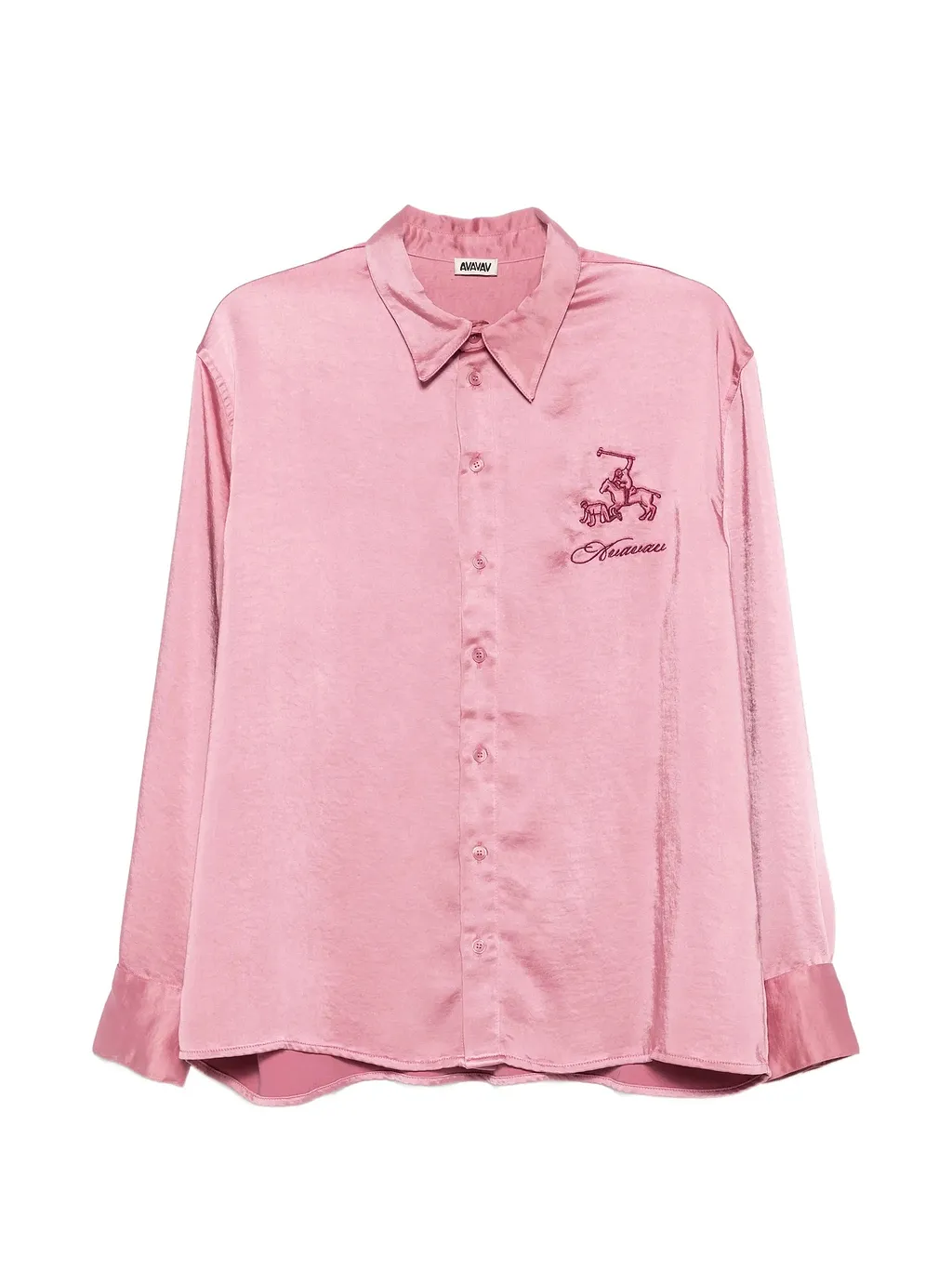 Avavav Sam Shirt Satin Washed Pink