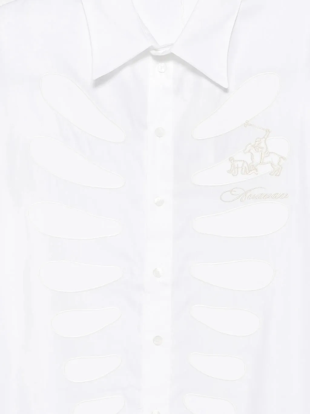 Avavav Sam Cut Out Shirt Polo