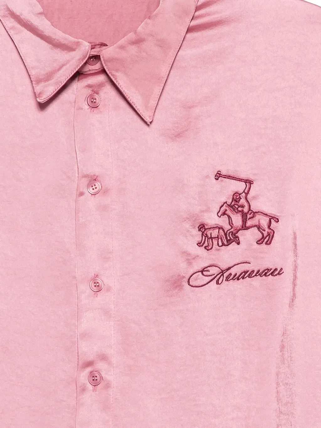 Avavav Sam Shirt Satin Washed Pink