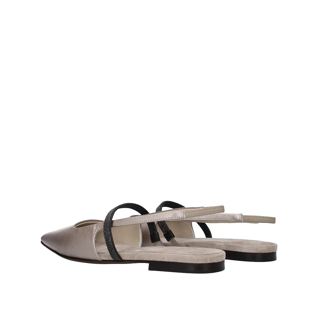 Brunello Cucinelli Slingback Flats