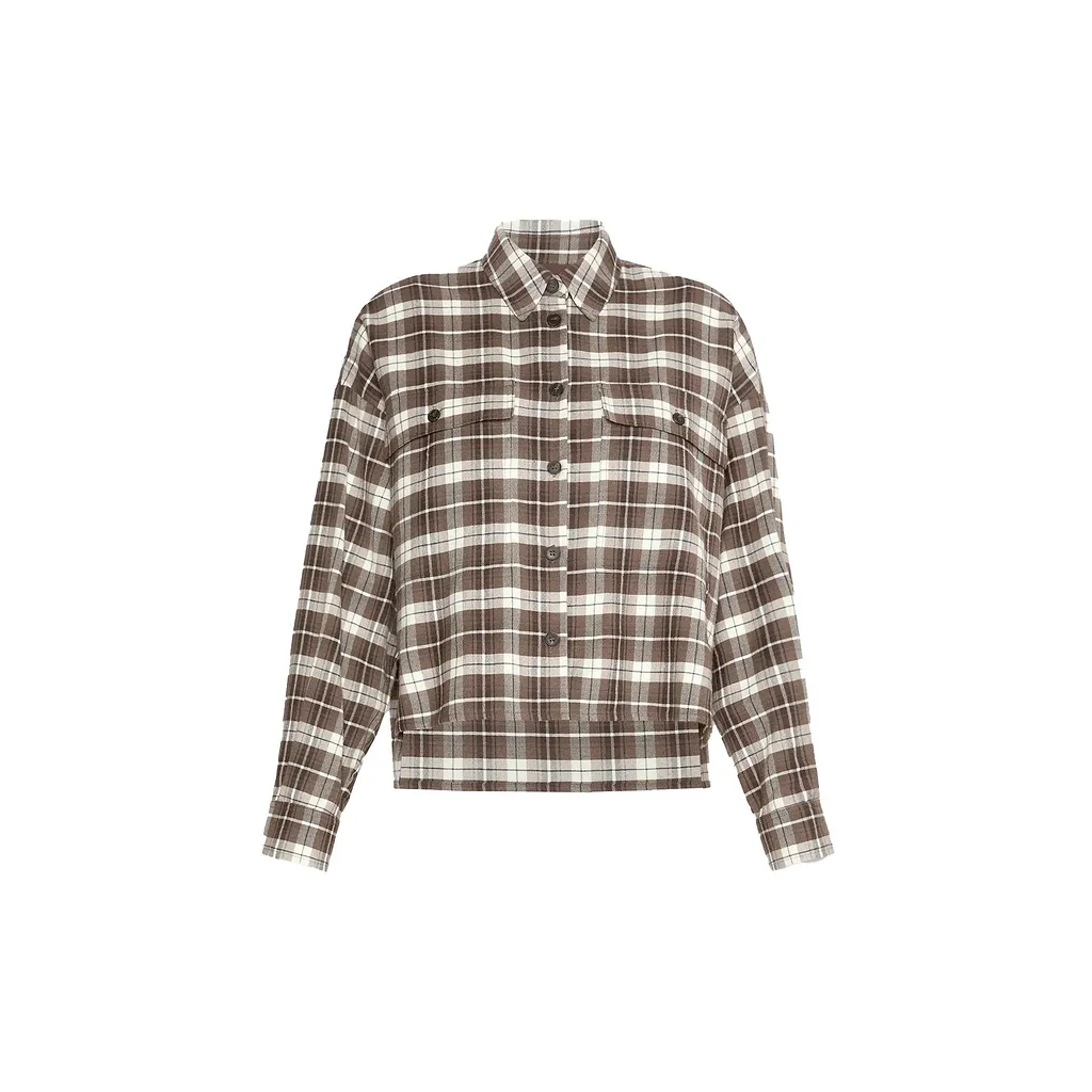 Max Mara Weekend Weekend Plaid Flannel Shirt