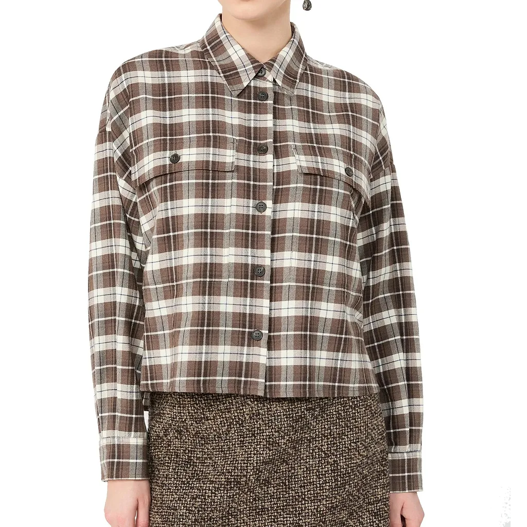 Max Mara Weekend Weekend Plaid Flannel Shirt