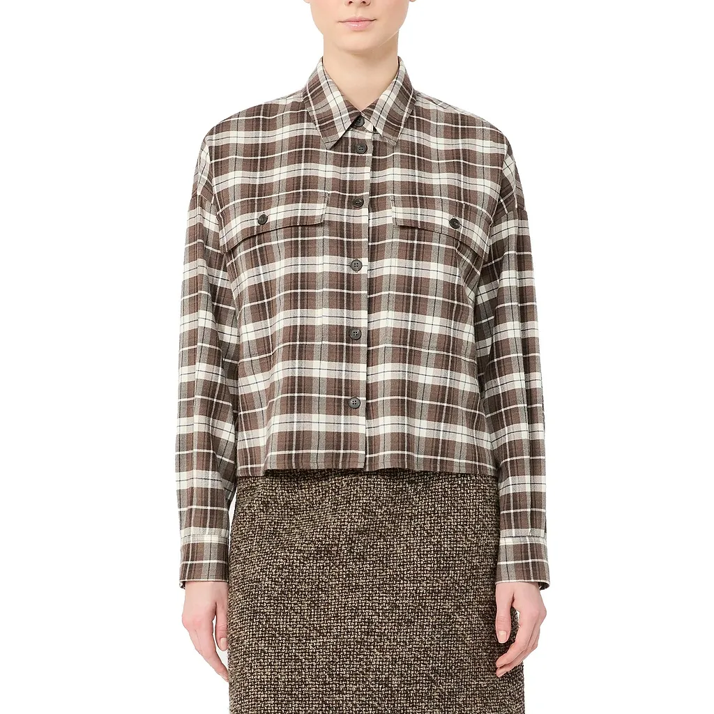 Max Mara Weekend Weekend Plaid Flannel Shirt