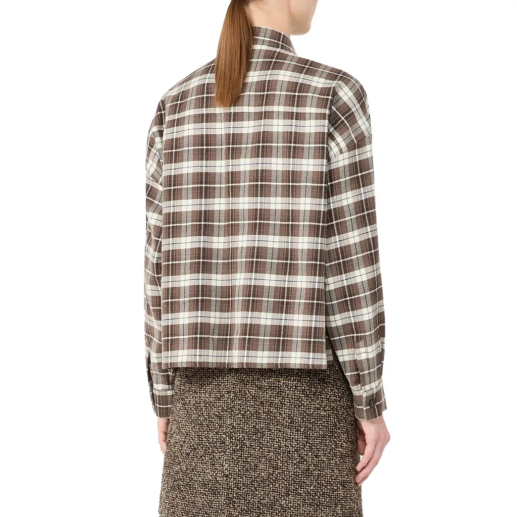 Max Mara Weekend Weekend Plaid Flannel Shirt