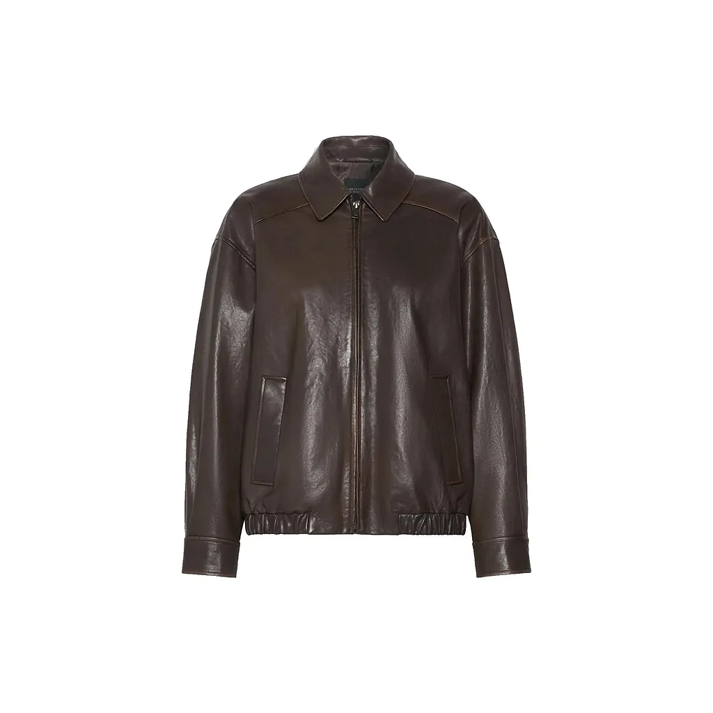 Max Mara Weekend Weekend Cose Leather Jacket