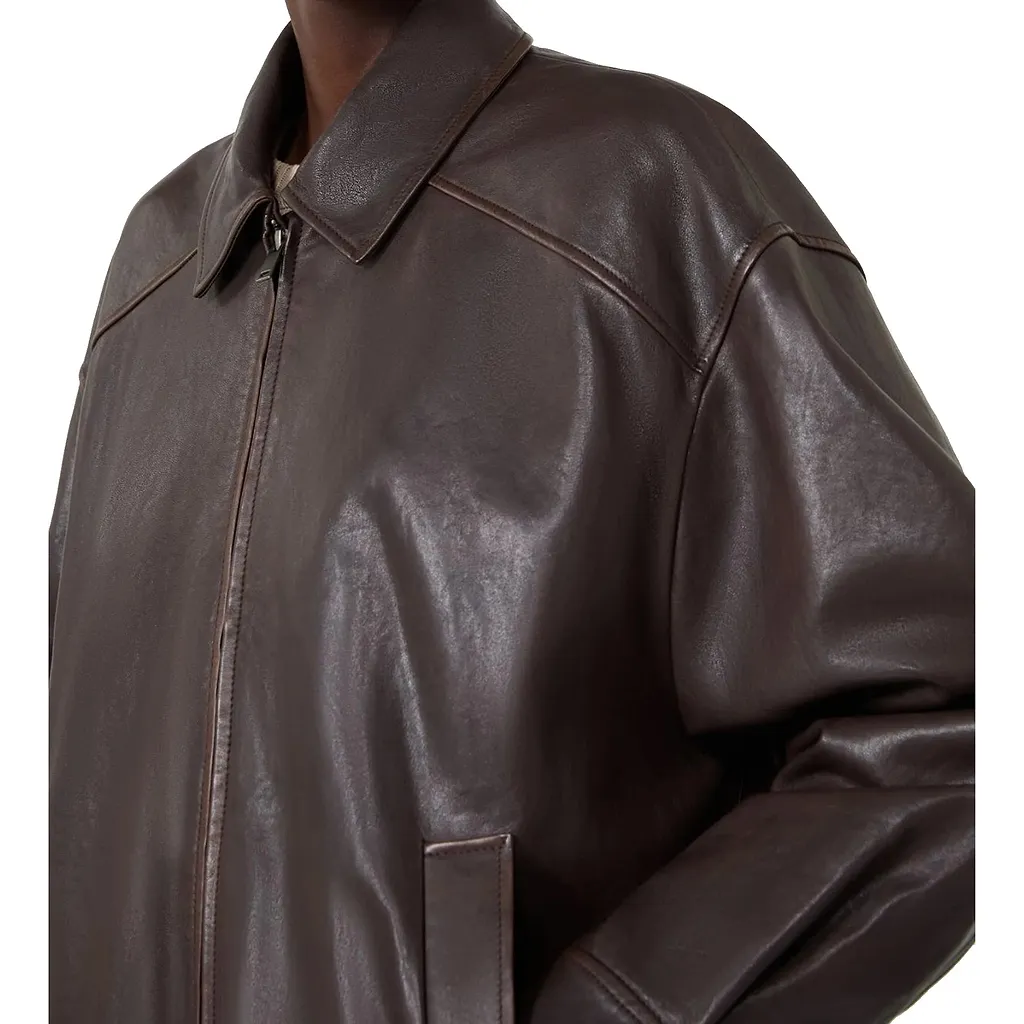 Max Mara Weekend Weekend Cose Leather Jacket