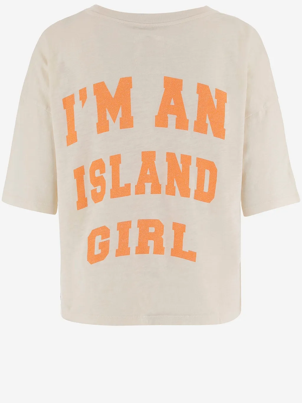 One Tee Cotton T Shirt With Logo Print