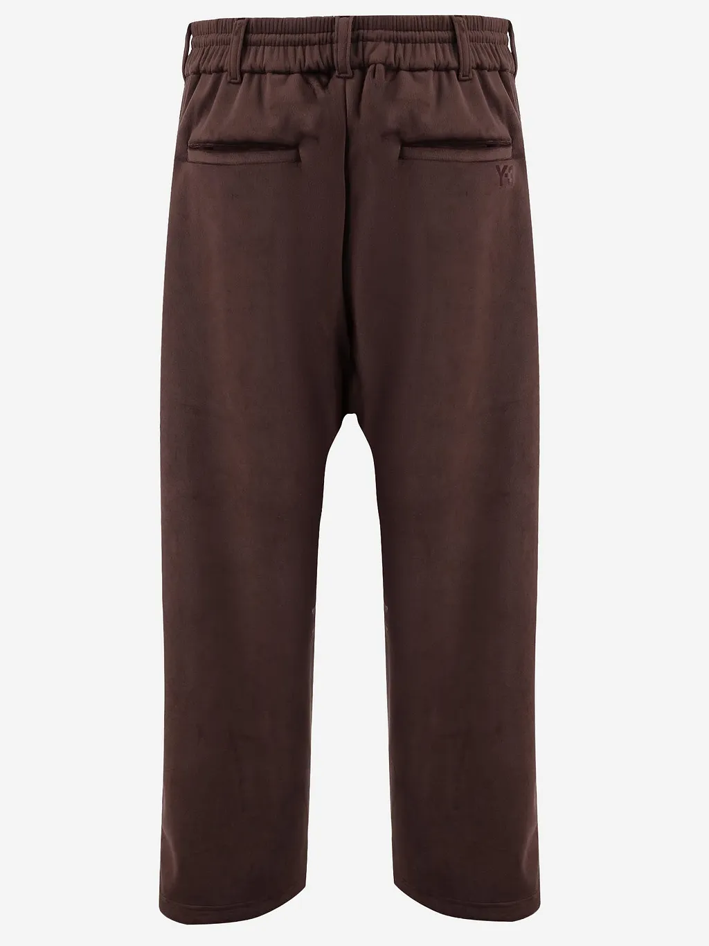 Y 3 Stretch Velvet Pants With Logo
