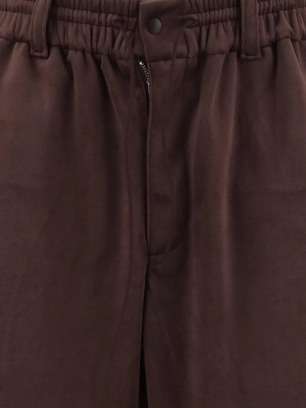Y 3 Stretch Velvet Pants With Logo