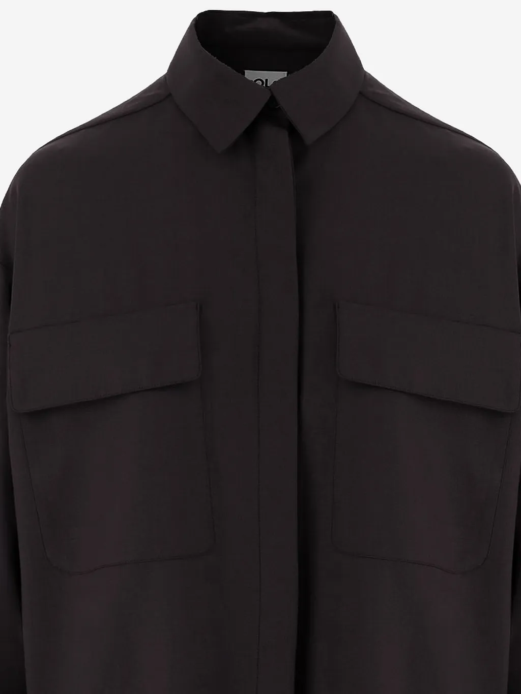 Ql2 Donna Stretch Wool Blend Shirt