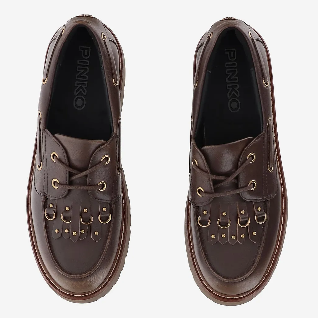 Pinko Margharet 01 Leather Loafers