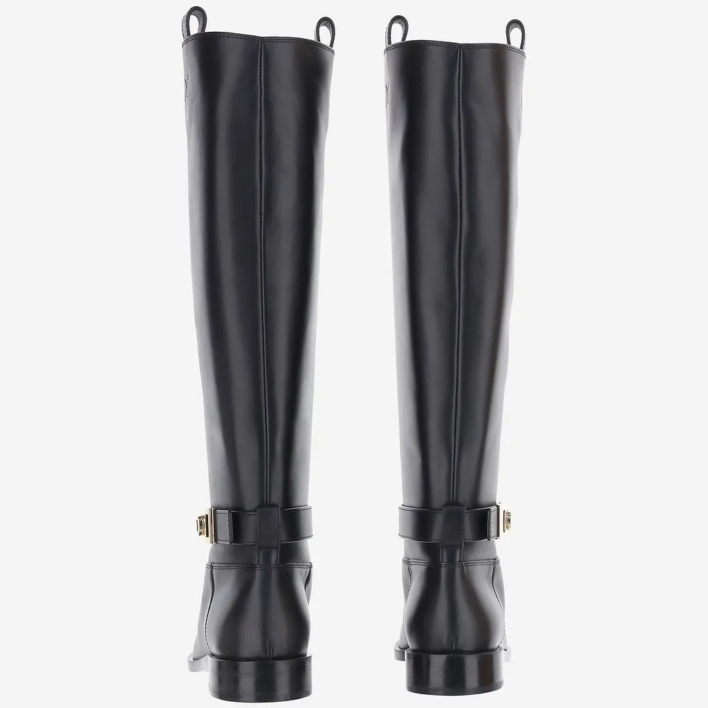 Salvatore Ferragamo Zakia Leather Boots