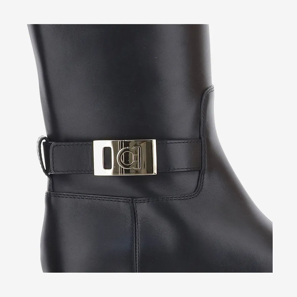 Salvatore Ferragamo Zakia Leather Boots