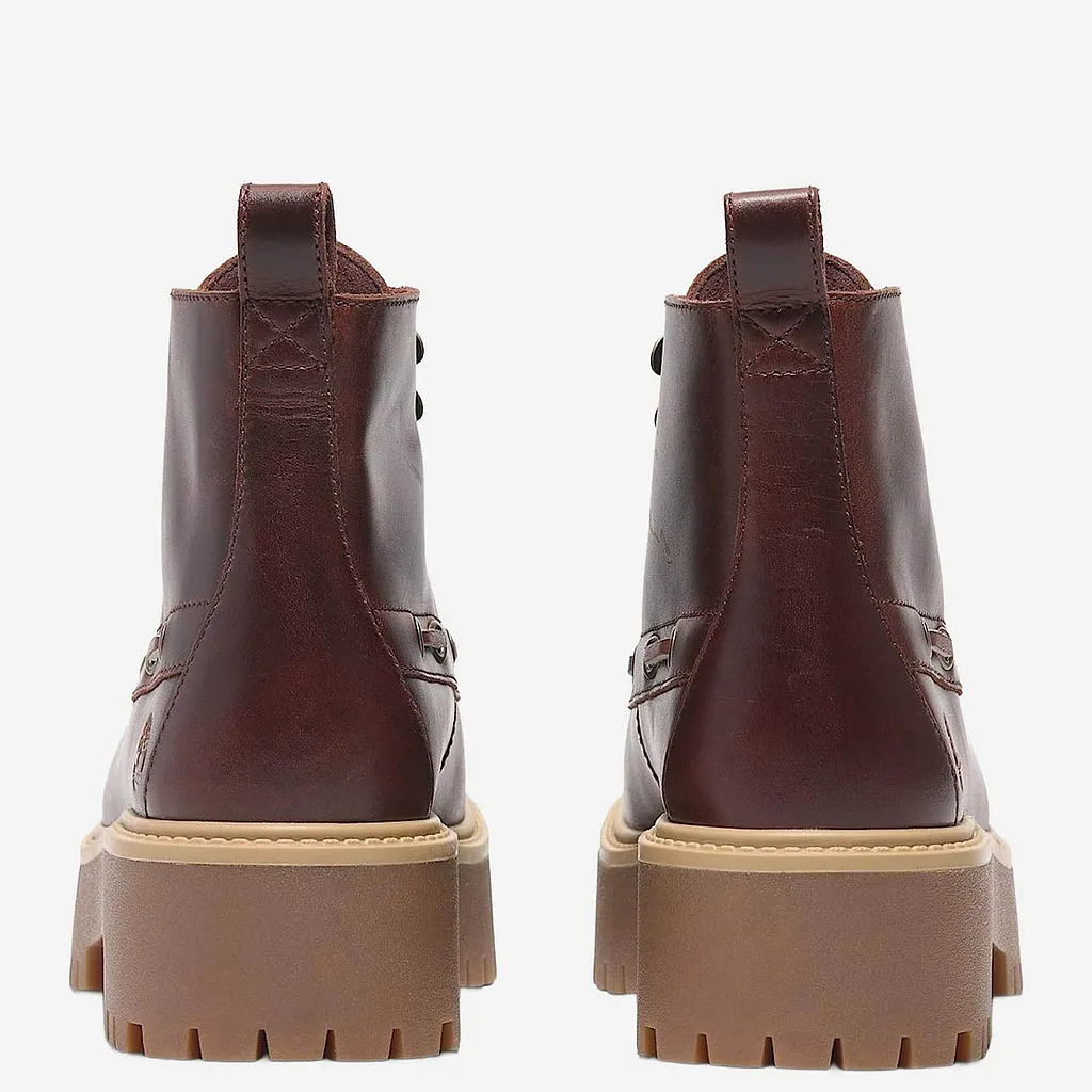 Timberland Stone Street Leather Platform Ankle Boots