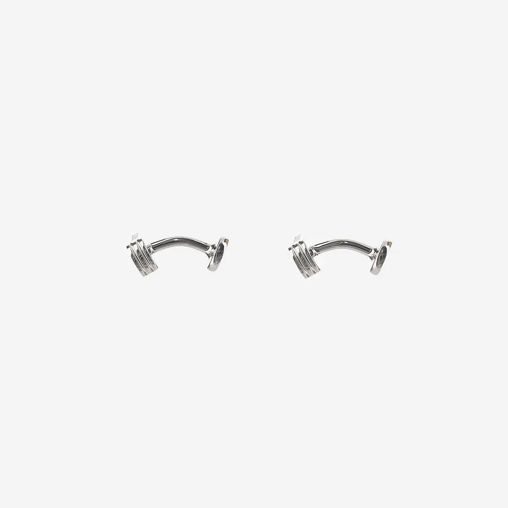 Hugo Boss Brass Cufflinks With Logo