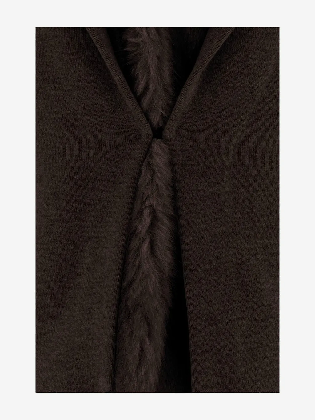 Bruno Manetti Wool And Cashmere Jacket With Fur