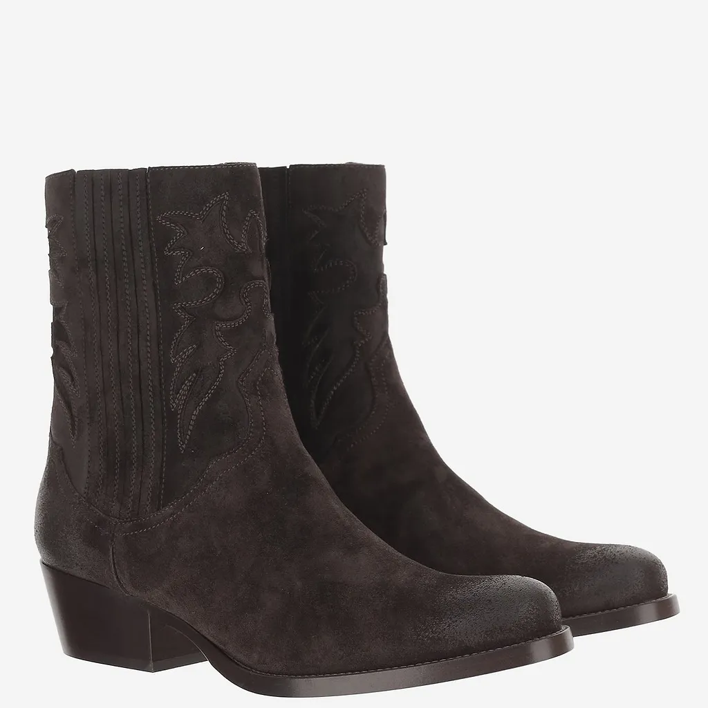 Sartore Suede Ankle Boots