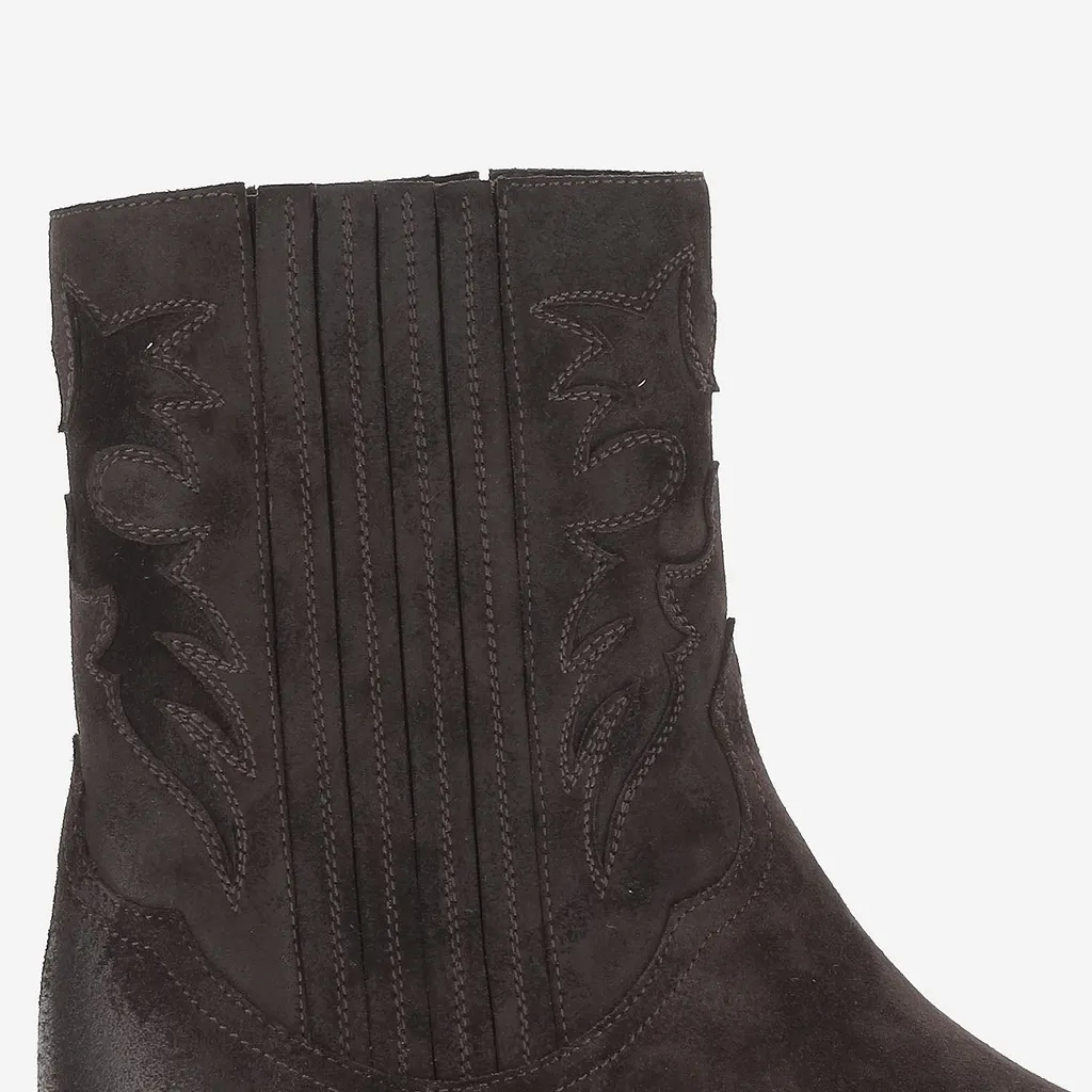 Sartore Suede Ankle Boots