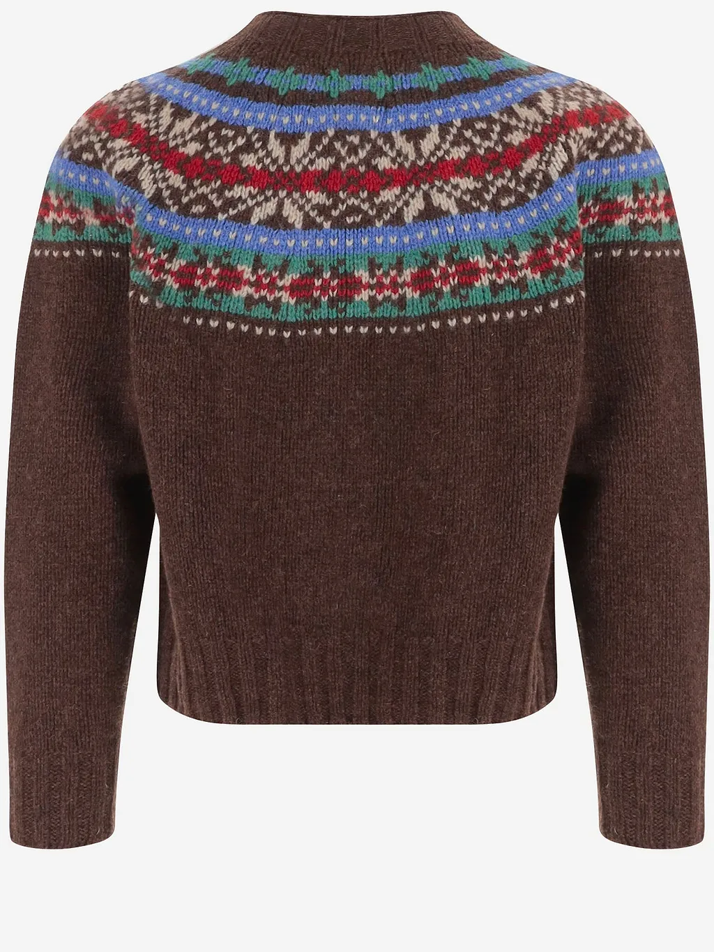 Howlin Wool Sweater With Jacquard Pattern