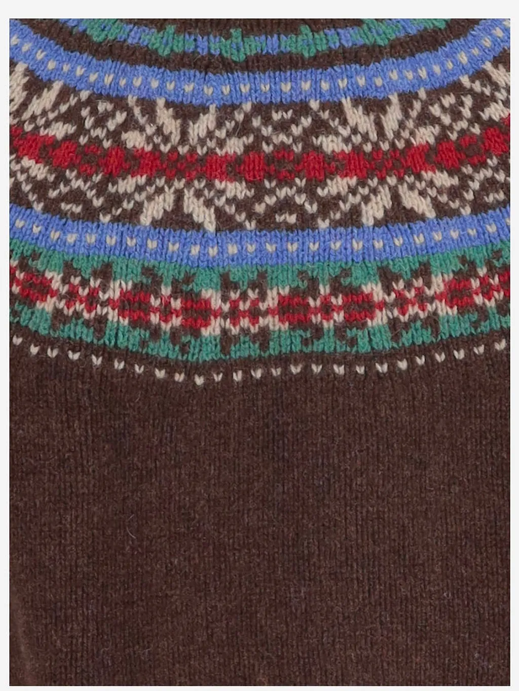 Howlin Wool Sweater With Jacquard Pattern