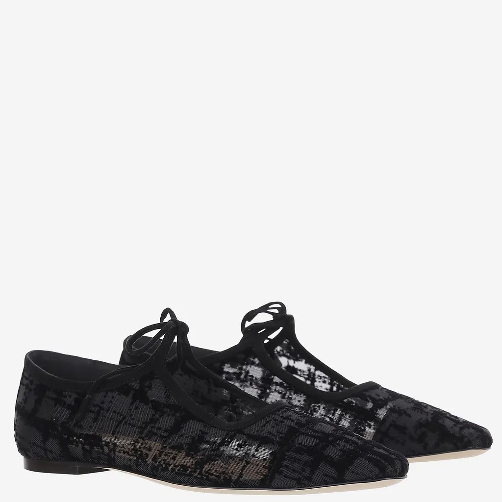 Arteana Mesh And Leather Flats