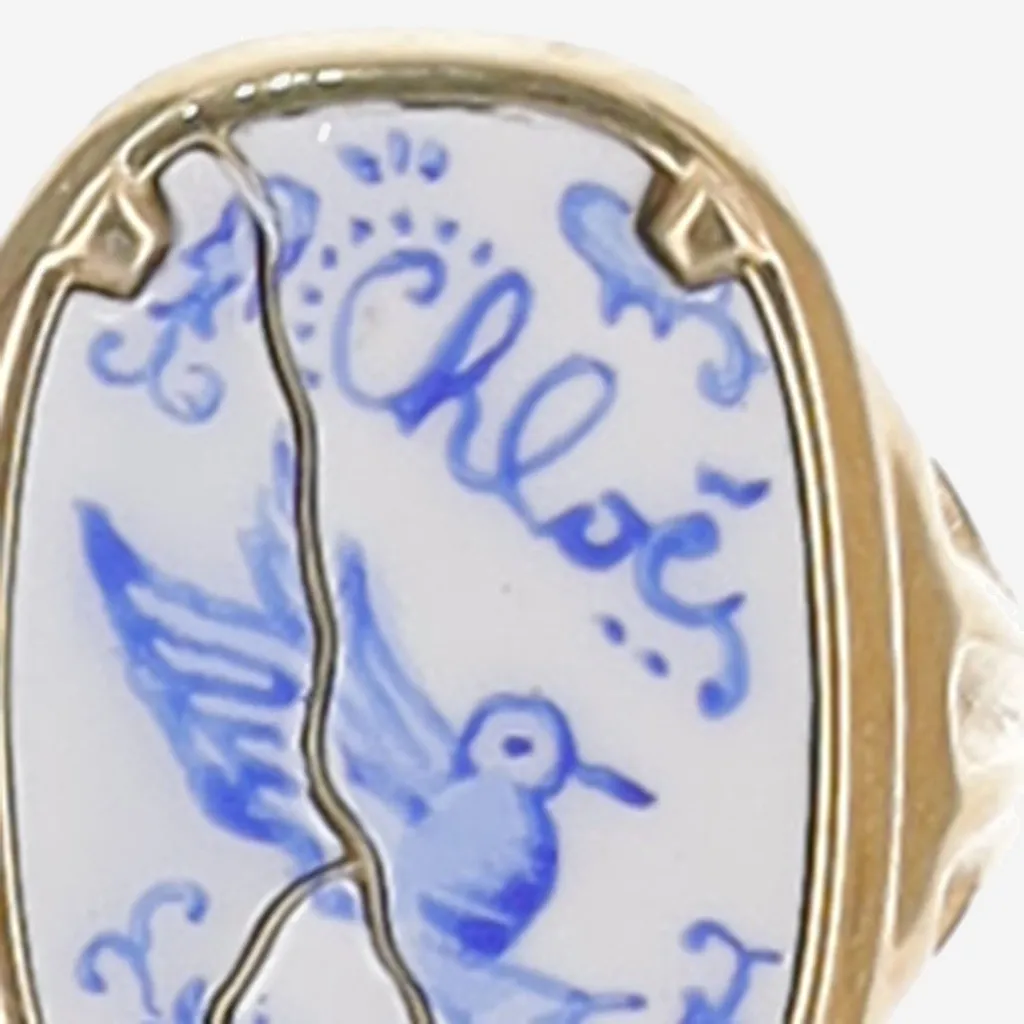 Chloè Brass Hummingbird Ring