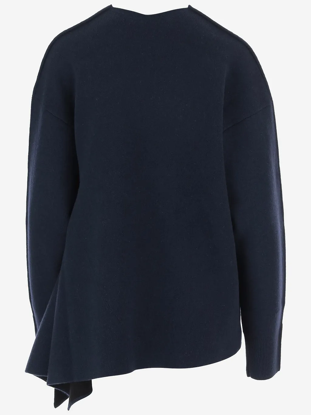 Carven Cashmere Sweater With Asymmetrical Hem