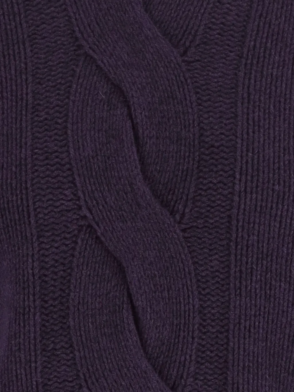 Bruno Manetti Cable Knit Sweater In Wool And Cashmere
