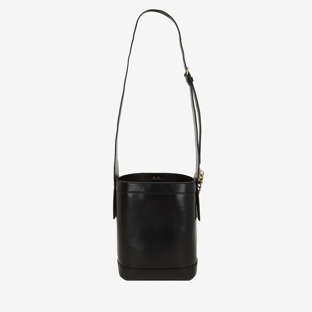 Versace Leather Bucket Bag