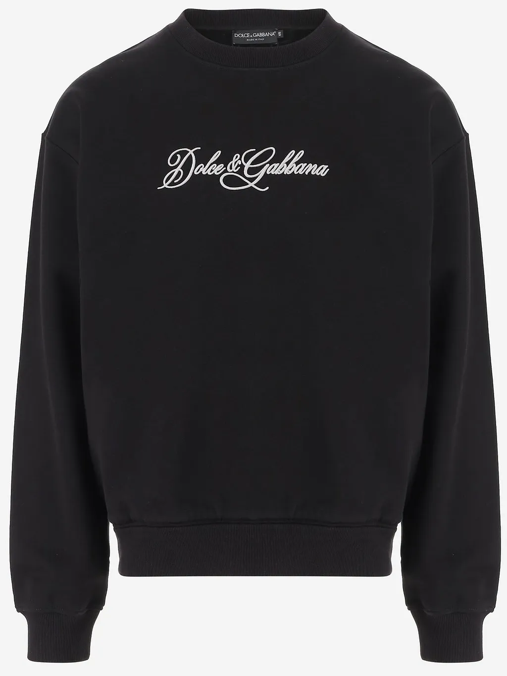 Dolce & Gabbana Cotton Sweatshirt With Logo Print