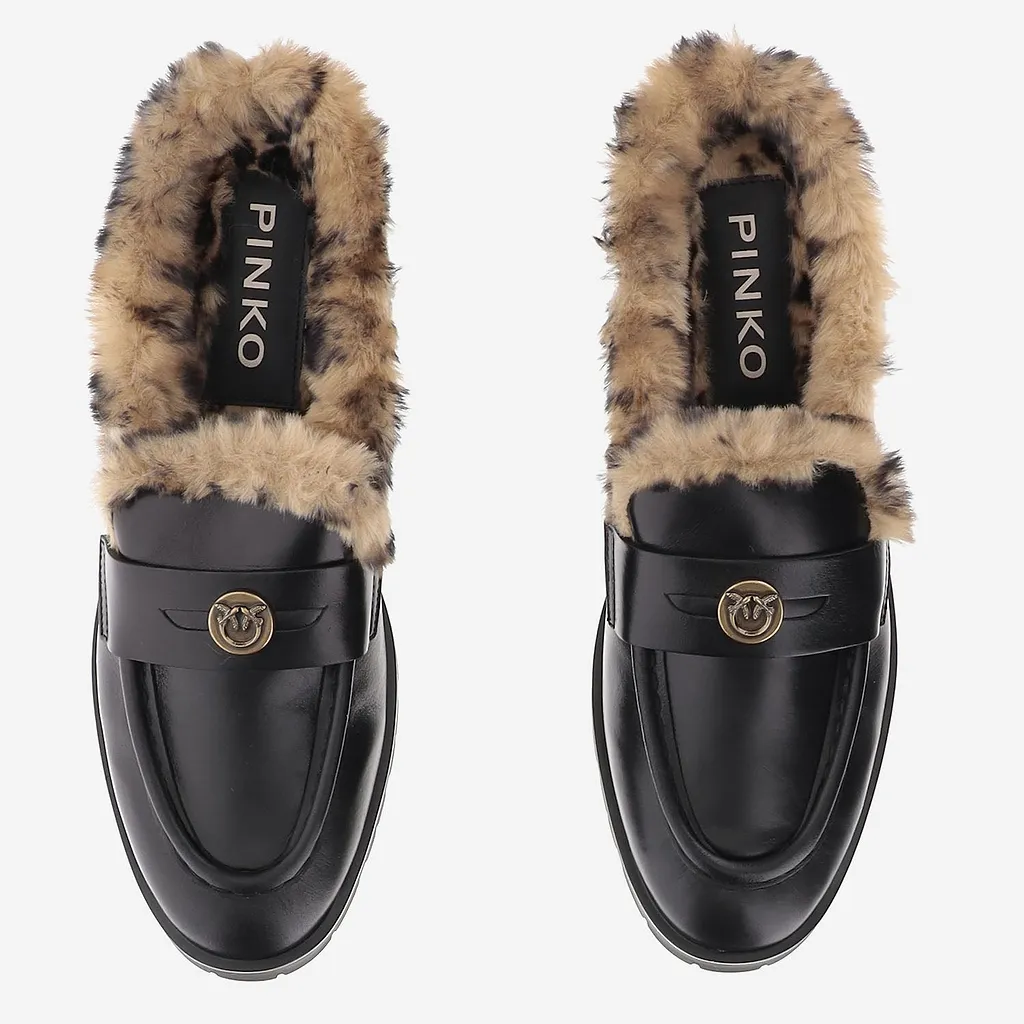 Pinko Nora 09 Leather Mules
