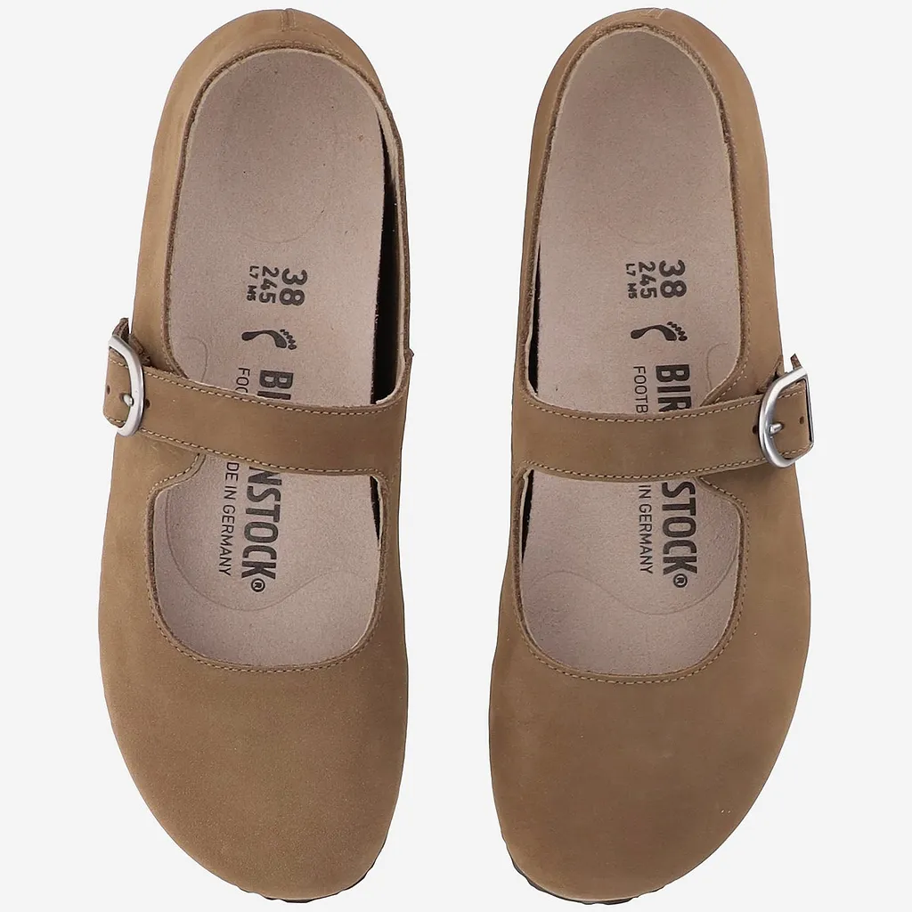 Birkenstock Santa Clarita Leather Flats