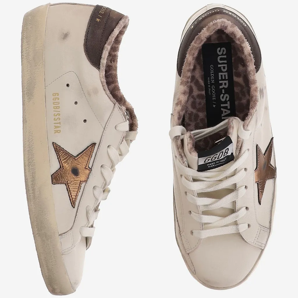 Golden Goose Stardan Leather Sneakers