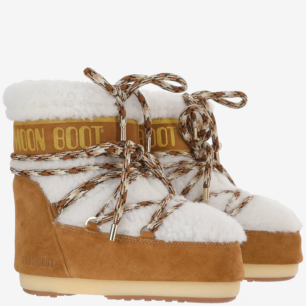 Moon Boot Icon Low Shearling Ankle Boots