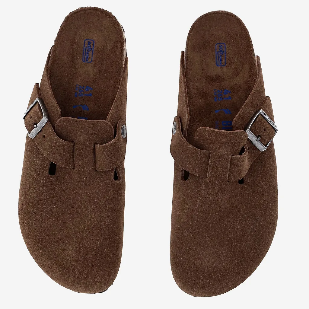 Birkenstock Boston Suede Clogs
