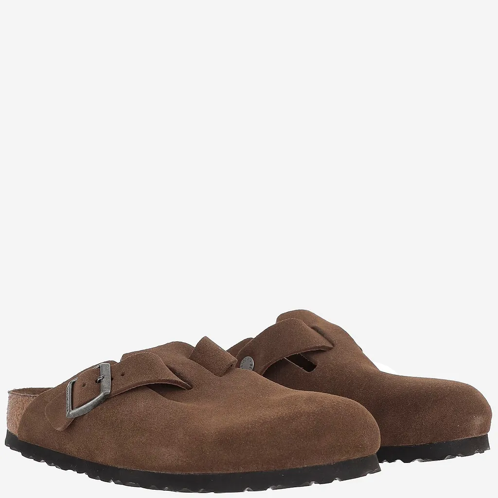 Birkenstock Boston Suede Clogs
