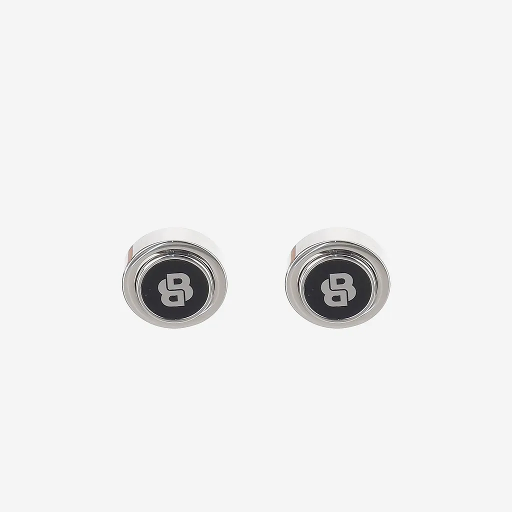 Hugo Boss Brass Cufflinks With Logo