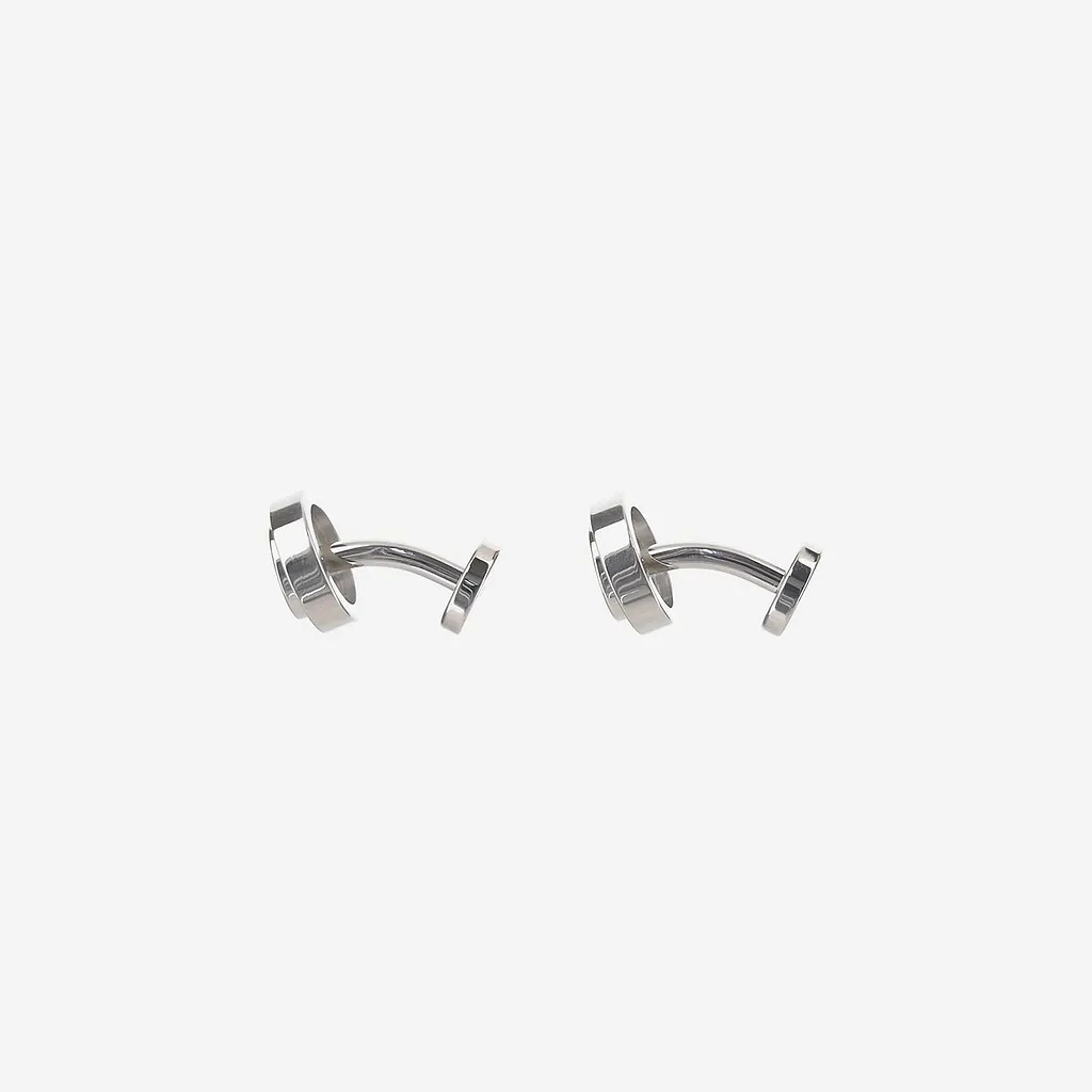 Hugo Boss Brass Cufflinks With Logo