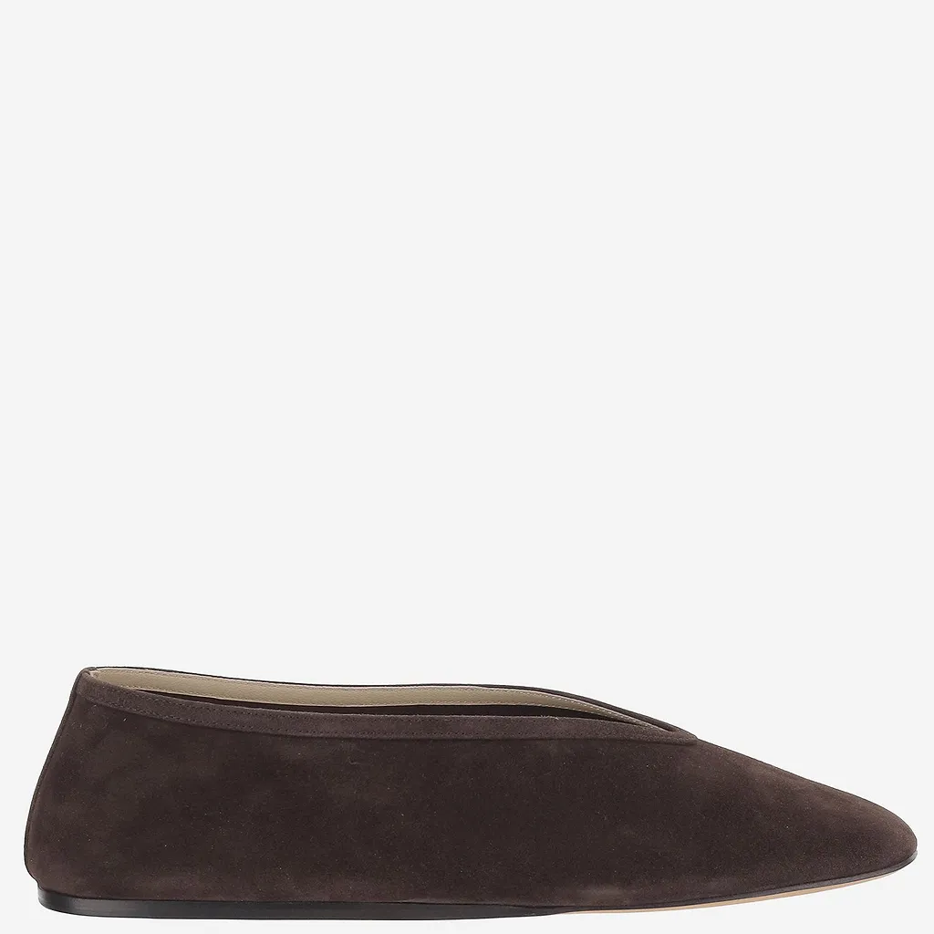 Le Monde Beryl Luna Suede Flat Shoes
